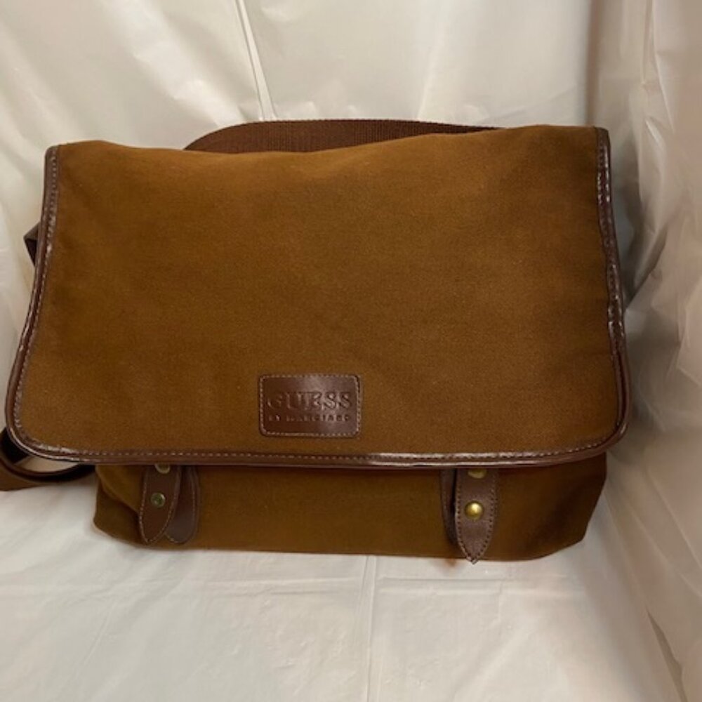 GUESS By Marciano Messenger Bag in Brown